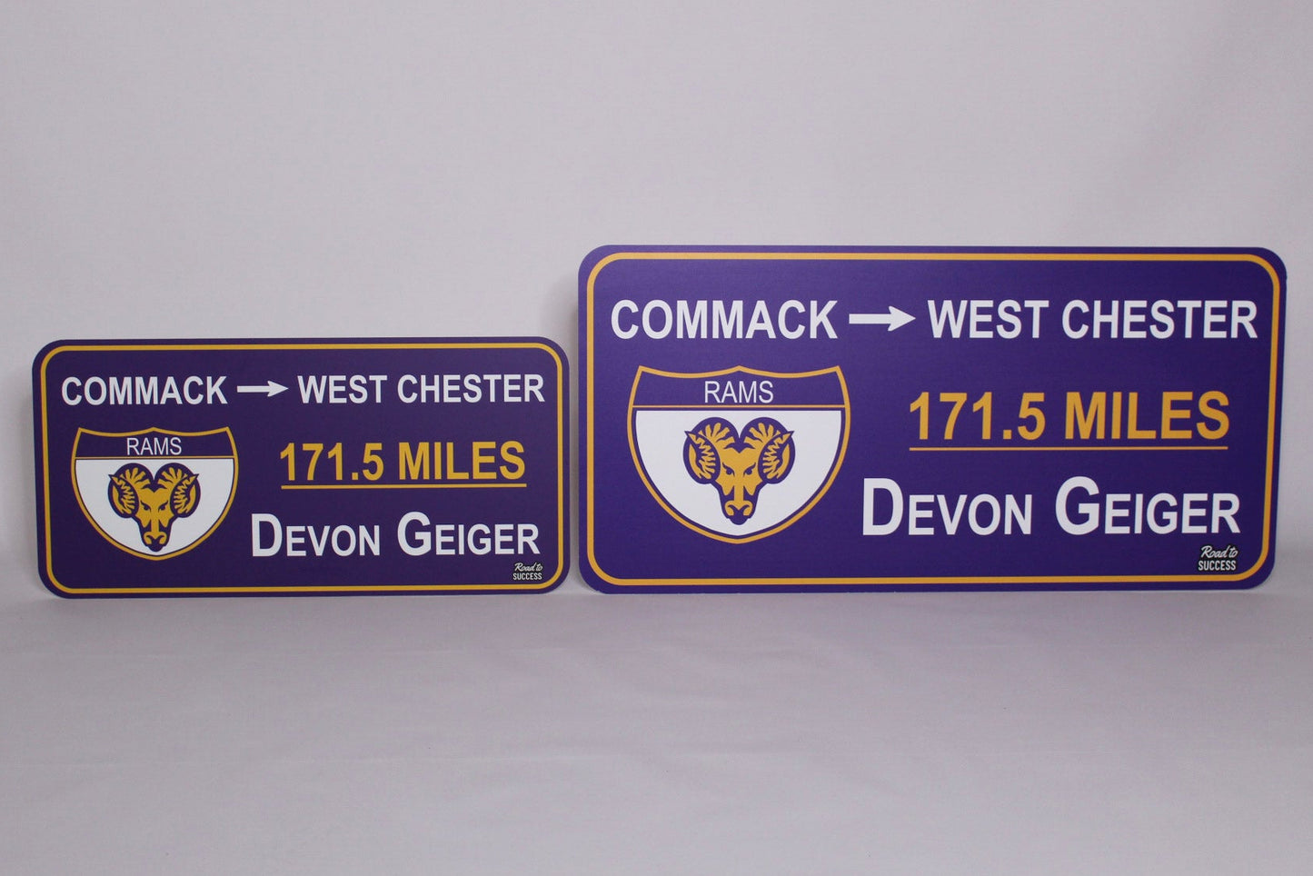 College Road Sign - Large Size