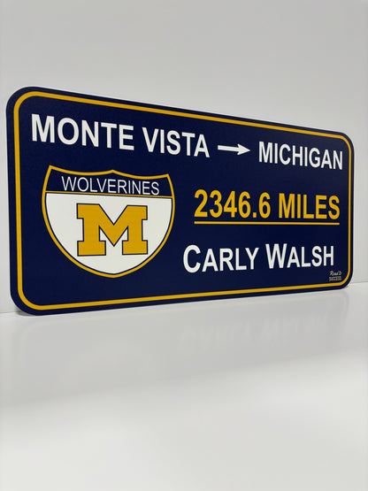 College Road Sign - Regular Size