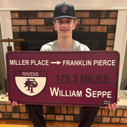 College Road Sign - Large Size