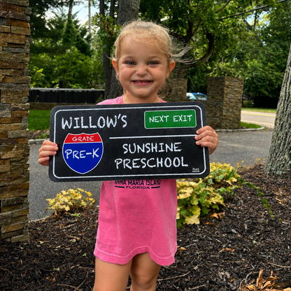 Moving Up Sign